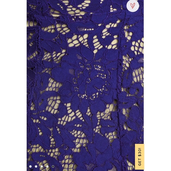 Lulu’s One Wish Royal Blue Lace Midi Dress - Picture 5 of 9